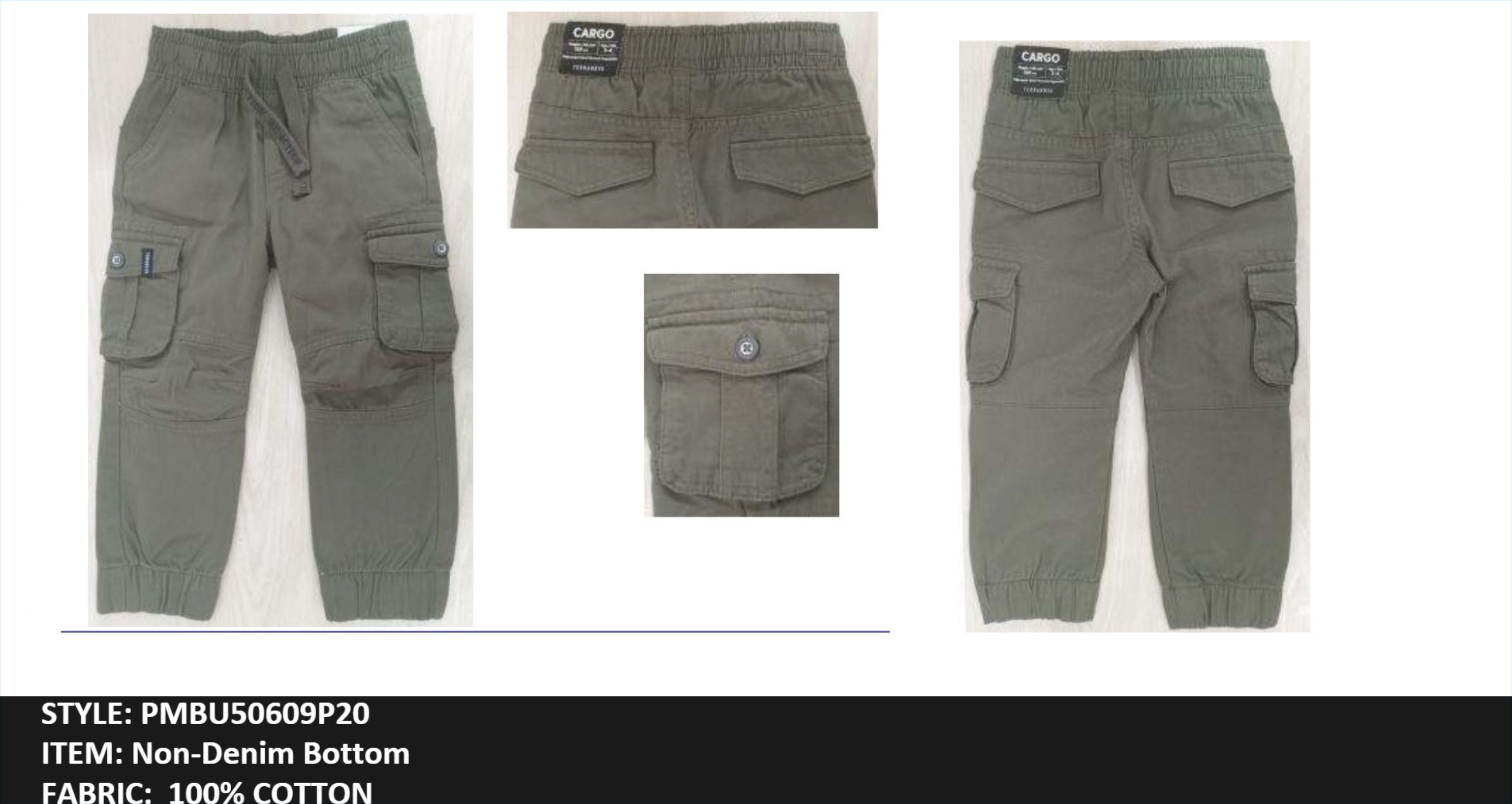 Non-Denim Bottom shorts(KIDS)